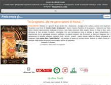 Tablet Screenshot of lafabbricadellapastasenzaglutine.com